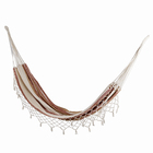 Rede de Descanso  Tecido Bege 145x380cm Santa Luzia