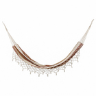 Rede de Descanso  Tecido Bege 145x380cm Santa Luzia