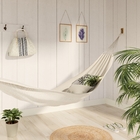 Rede de Descanso  Tecido Bege Casual 145x380cm Santa Luiza