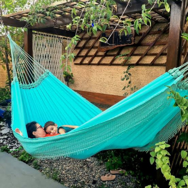 Rede De Descanso Domir Antialergica Verde Agua Sol A Sol Casa