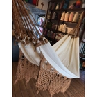 Rede De Descanso Dormir Bege Com Caramelo Casal Luxo Reforçada