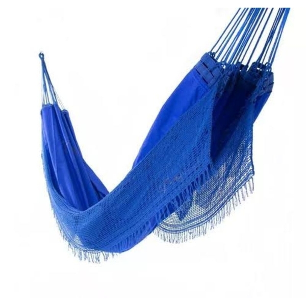 Rede De Descanso Dormir Sol A Sol Antialergica Azul Royal Cas