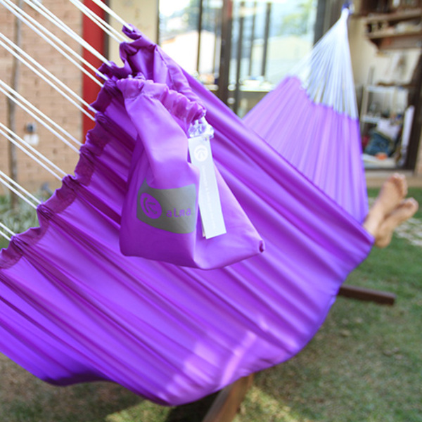 Rede De Descanso Kalma Decor Roxa