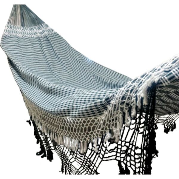 Rede De Descanso King Maria Bonita Luxo Verde Escuro Branco