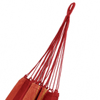 Rede de Descanso  de Descanso Tecido Listrada Laranja 145x380cm Santa Luzia