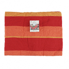 Rede de Descanso  de Descanso Tecido Listrada Laranja 145x380cm Santa Luzia