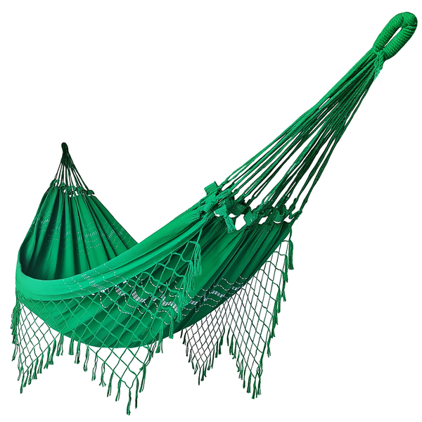 Rede De Dormir Casal Balanço De Algodão Reforçada 3,80m X 1,5