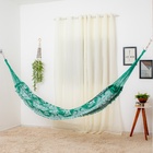 Rede De Dormir Casal Indiana Verde Com Branco