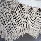 Rede De Dormir Casal Ostra Bege Com Madeira