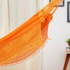 Rede De Dormir Casal Sol A Sol Laranja