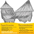 Rede De Dormir Com Madeira Artesanal Amarela