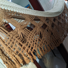 Rede De Dormir Descanso Casal Bege Com Caramelo Ostra Gigante