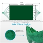 Rede De Dormir Descanso Verde Bandeira Antialergica Sol A Sol