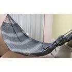 Rede De Dormir Extra Grande Gg Jeans Cor Cinza Sem Babado