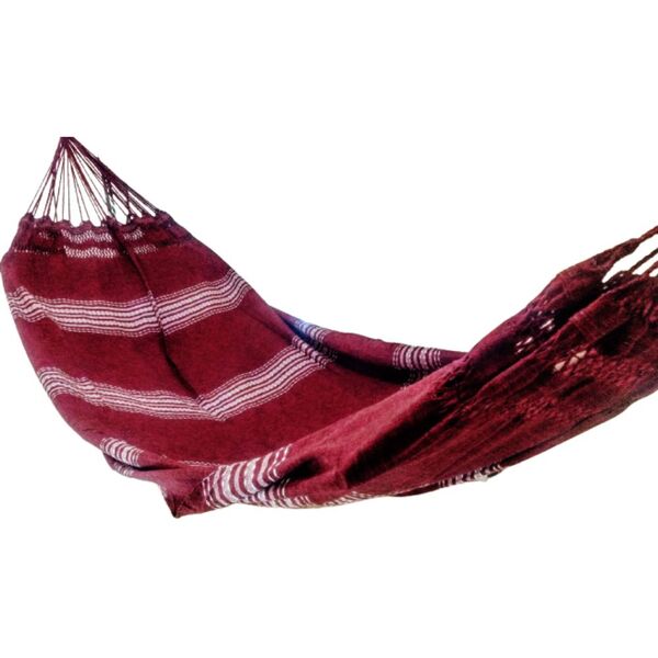 Rede De Dormir Extra Grande Gg Jeans Cor Vinho Sem Babado