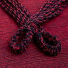 Rede De Dormir Jeans Life Basic Vermelho Com Preto