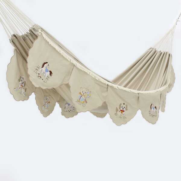 Rede De Dormir Sol A Sol Luxo - Bege