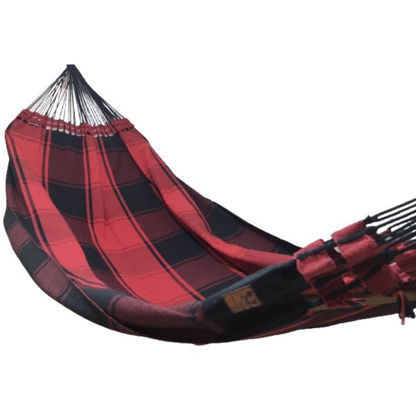 Rede De Dormir Tamanho Família Super Tijubana Vermelho Preto