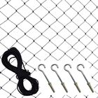 Rede De Proteção Para Janela Kit Completo 1,50x1,50 Cor Preta