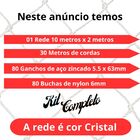 Rede De Proteção Para Varanda Ou Sacada 10x2,00m Cristal Kit