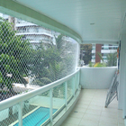 Rede De Proteção Polietileno 1x1,20 Malha 5x5 Branca