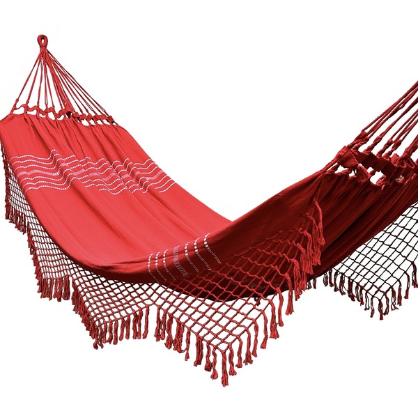 Rede Grande De Dormir Para Casal King 4,70m Várias Cores Verm