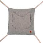 Rede Para Gato Fábrica Pet London Moletom E Sarja Cinza E Azul