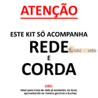 Rede Tela De Proteção Apartamento Janelas 1,30 X 1,60 Branca