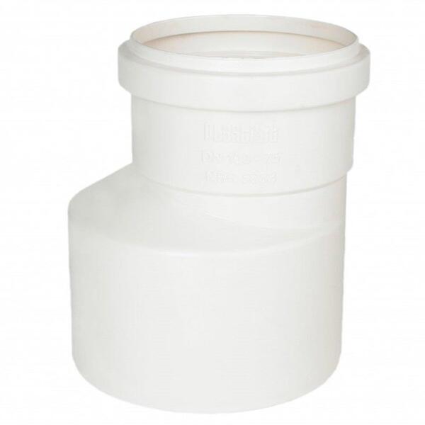 Redução Excêntrica Plastilit Para Esgoto 75 X 50mm Embalagem