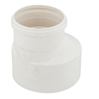 Redução Excêntrica PVC para Esgoto 150x100mm ou 6"x4" Plastilit