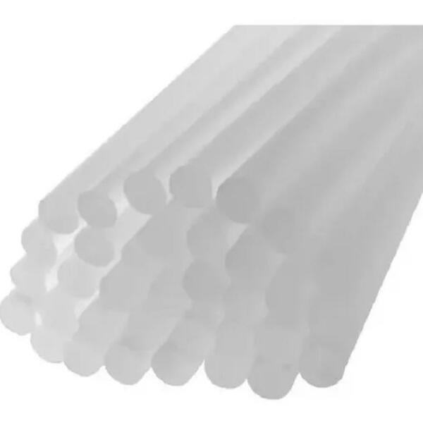 Refil Cola Quente Bastão Grosso 11mm Pacote 01kg Transparente