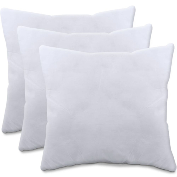 Refil De Almofada 45x45 Tres Unidades Silicone P/ Capa De 40