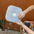 Refil De Microfibra Para Mop Giratorio Quadrado Cinza Simplo