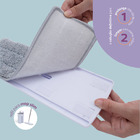 Refil De Microfibra Para Mop Slim Lava E Seca - Simplo Cinza