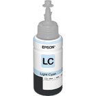 Refil De Tinta Epson Ciano Claro Para Impressora L800 - T6735