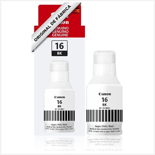 Refil De Tinta Gi-16 Preto Original Canon Gi16 G16 Bk Gx5010