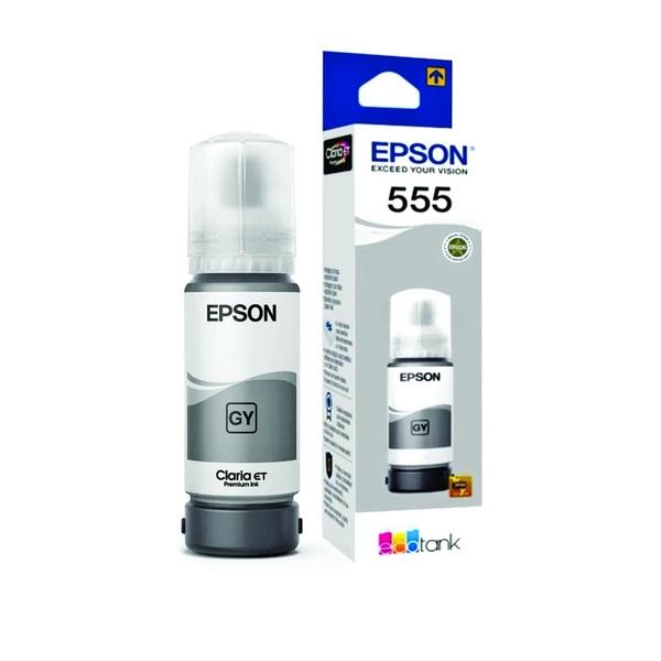 Refil Epson 555 L8180 T55520 T555 Cinza ( Gray ) Gy Original