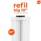 REFIL FILTRO BIG 10" 50 MICRA LAVÁVEL HIDROFILTROS
