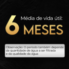 Refil Filtro Carvão Ativado 20 Polegadas X 4 1/2, 8 Peças