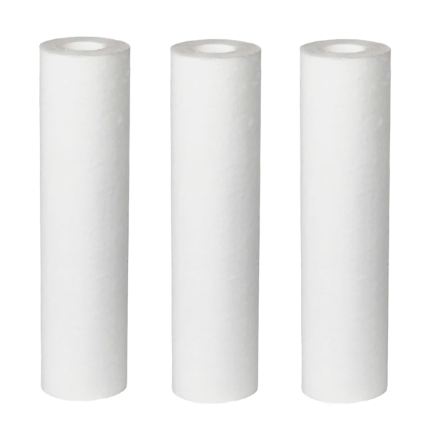 Refil Filtro Cavalete Polipropileno Liso 10 X 2 1/2, 3 Peças