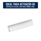 Refil Filtro Cavalete Polipropileno Liso 10 X 2 1/2, 4 Peças
