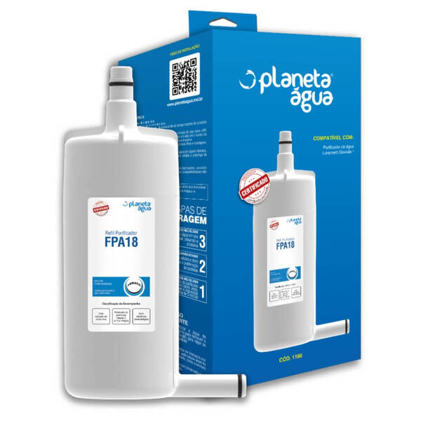 Refil Filtro Fpa18 Compatível Com Purificador Gioviale Lorenz
