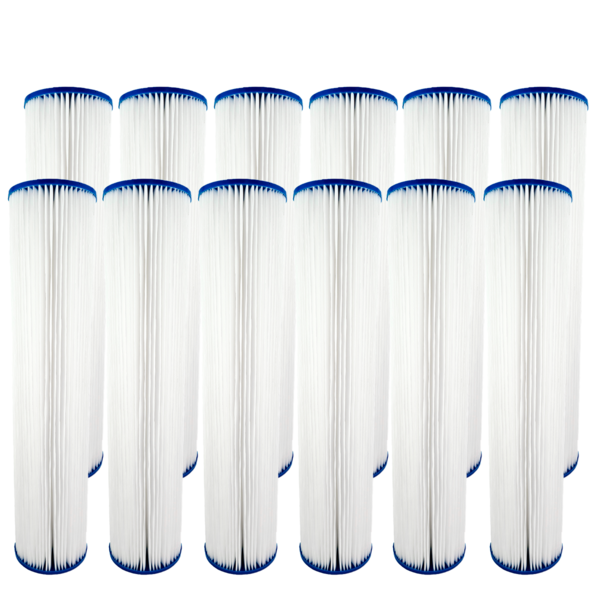 Refil Filtro Plissado Lavável 20 Polegadas X 2 1/2, 18 Peças
