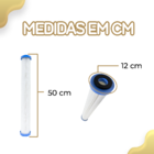 Refil Filtro Plissado Lavável 20 Polegadas X 2 1/2, 3 Peças B