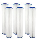 Refil Filtro Plissado Lavável 20 Polegadas X 2 1/2, 8 Peças B
