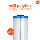 REFIL FILTRO POLYFLEX 25 MICRAS LAVÁVEL HIDROFILTROS
