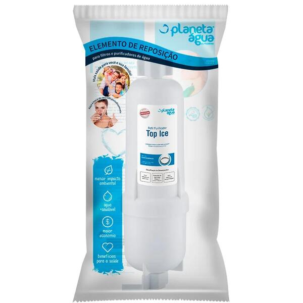 Refil Filtro Top Ice Para Geladeira Side By Side Compatível