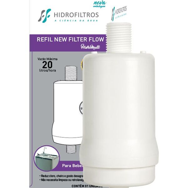 Refil New Filter Flow (coluna Universal) Hidrofiltros