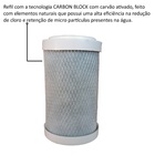 Refil para Filtro Purificador torneira, bebedouro, pia, 5 pol