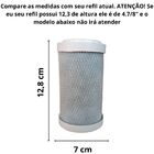 Refil para Filtro Purificador torneira, bebedouro, pia, 5 pol